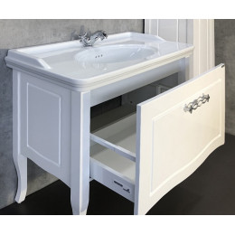 Comforty Тумба с раковиной Павия 100 белая