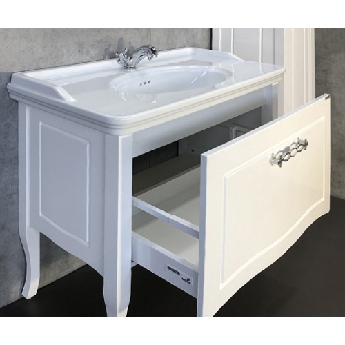 Comforty Тумба с раковиной Павия 100 белая