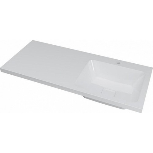 Onika Мебель для ванной Милтон 120 R под стиральную машину белая