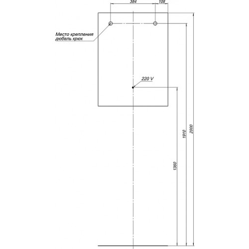 Aquanet Зеркало Гласс 60x80