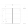 Vigo Зеркальный шкаф Geometry 800