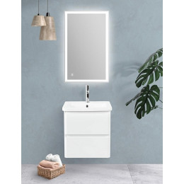 BelBagno Тумба с раковиной Albano-Cer 60 подвесная Bianco Lucido