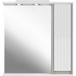 ASB-Mebel Зеркальный шкаф Мирано 75 R слоновая кость