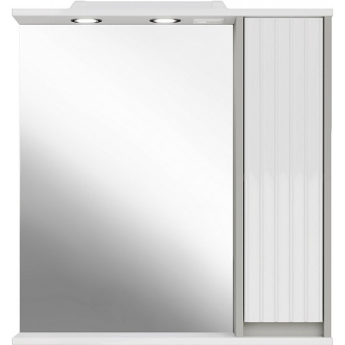ASB-Mebel Зеркальный шкаф Мирано 75 R слоновая кость