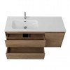 BelBagno Тумба с раковиной Kraft 100 L подвесная Rovere Nebrasca Nature