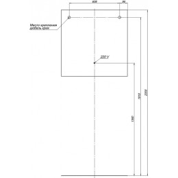 Aquanet Зеркало Гласс 80x80