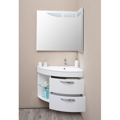 De Aqua Мебель для ванной Трио Люкс 90 R, зеркало Трио Люкс