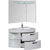 De Aqua Мебель для ванной Трио Люкс 90 R, зеркало Трио Люкс