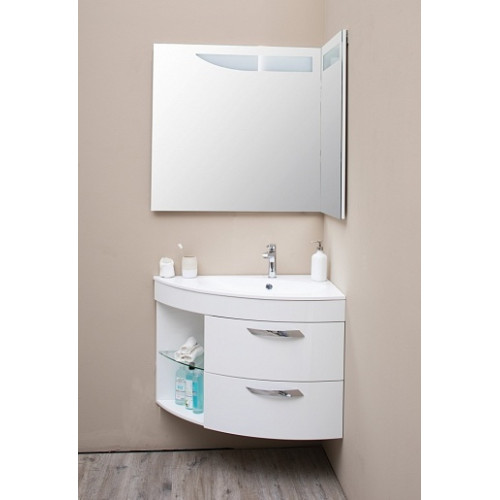 De Aqua Мебель для ванной Трио Люкс 90 R, зеркало Трио Люкс