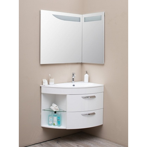 De Aqua Мебель для ванной Трио Люкс 90 R, зеркало Трио Люкс