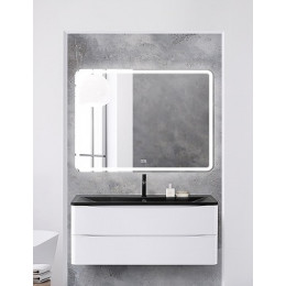 BelBagno Мебель для ванной Acqua 120 Bianco Lucido с раковиной BB1200/455-LV-ART-ALR-NERO