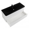 BelBagno Мебель для ванной Acqua 120 Bianco Lucido с раковиной BB1200/455-LV-ART-ALR-NERO