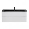 BelBagno Мебель для ванной Acqua 120 Bianco Lucido с раковиной BB1200/455-LV-ART-ALR-NERO
