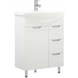 Corozo Тумба с раковиной Лея 65 Z3 белая