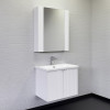 Comforty Тумба с раковиной Лима 70П подвесная белая матовая
