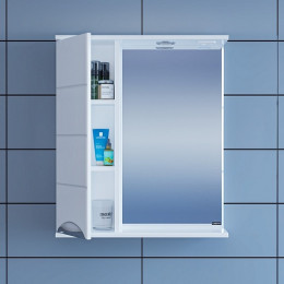 СанТа Зеркальный шкаф Родос 60 L белый