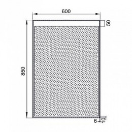 Aquanet Зеркало Палермо 6085 LED