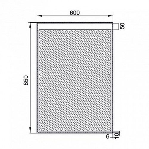 Aquanet Зеркало Палермо 6085 LED