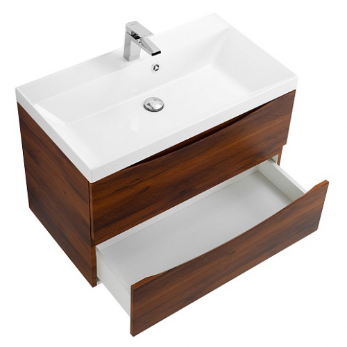 BelBagno Тумба с раковиной Marino 80 подвесная Rovere Ciliegio с раковиной 80/45 MR-AST
