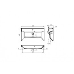 BelBagno Мебель для ванной Vittoria 80 Bianco Opaco