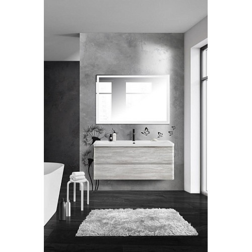 BelBagno Тумба с раковиной Albano 120 подвесная Rovere Vintage Bianco