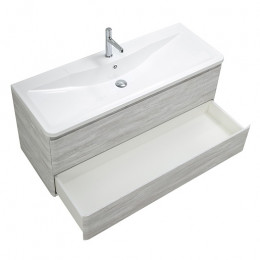 BelBagno Тумба с раковиной Albano 120 подвесная Rovere Vintage Bianco