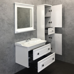 Comforty Зеркало Феррара 80 белое