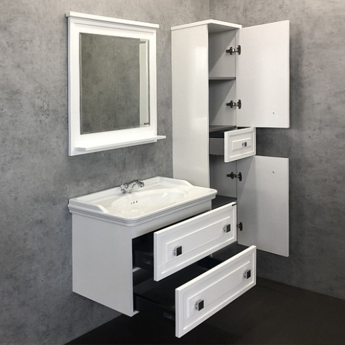 Comforty Зеркало Феррара 80 белое