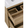 BelBagno Тумба с раковиной Kraft LVD 58 напольная Rovere Nebrasca Nature под стиральную машину левосторонняя