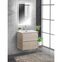 BelBagno Тумба с раковиной Kraft 50 подвесная Rovere Galifax Bianco