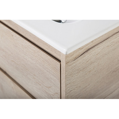 BelBagno Тумба с раковиной Kraft 50 подвесная Rovere Galifax Bianco