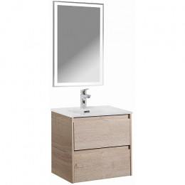 BelBagno Тумба с раковиной Kraft 50 подвесная Rovere Galifax Bianco