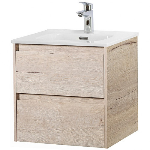 BelBagno Тумба с раковиной Kraft 50 подвесная Rovere Galifax Bianco