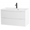 BelBagno Тумба с раковиной Marino 80 подвесная Bianco Opaco
