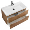 BelBagno Тумба с раковиной Marino 80 подвесная Rovere Nature
