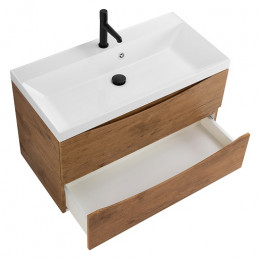 BelBagno Тумба с раковиной Marino 80 подвесная Rovere Nature
