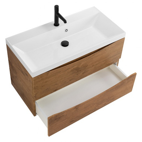 BelBagno Тумба с раковиной Marino 80 подвесная Rovere Nature