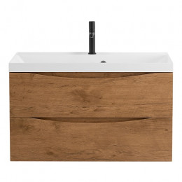 BelBagno Тумба с раковиной Marino 80 подвесная Rovere Nature