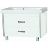Misty Тумба для умывальника Джулия QVATRO 105 белая White