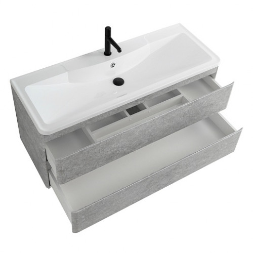 BelBagno Тумба с раковиной Albano 120 подвесная Cemento Verona Grigio