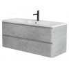 BelBagno Тумба с раковиной Albano 120 подвесная Cemento Verona Grigio