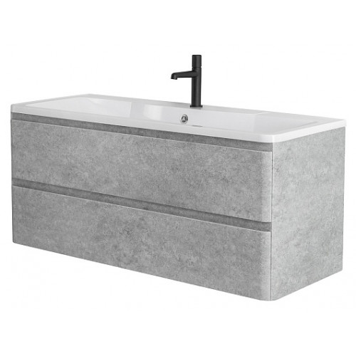 BelBagno Тумба с раковиной Albano 120 подвесная Cemento Verona Grigio