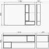 Comforty Мебель для ванной Турин 120M подвесная дуб бежевый