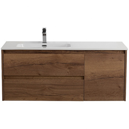 BelBagno Тумба с раковиной Kraft 100 L подвесная Rovere Tabacco