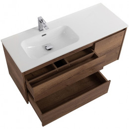 BelBagno Тумба с раковиной Kraft 100 L подвесная Rovere Tabacco