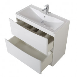 BelBagno Мебель для ванной Acqua 80 напольная Bianco Lucido