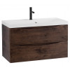 BelBagno Тумба с раковиной Marino 80 подвесная Rovere Moro
