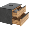 Runo Мебель для ванной Мальта 70 Nuovo подвесная дуб/черная