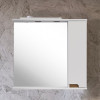 ASB-Mebel Зеркальный шкаф Вита 80 R белый/дуб золотой