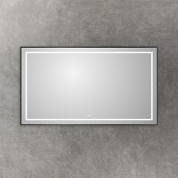 BelBagno Зеркало SPC-KRAFT-1400-800-LED-TCH-WARM-NERO